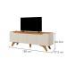 Rack para TV Até 58 Polegadas Grecia 4 Portas Off White/Naturalle - Mavaular