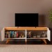 Rack para TV Até 58 Polegadas Grecia 4 Portas Off White/Naturalle - Mavaular