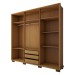 Guarda-Roupa Casal Arezzo 6 Portas 3 Gavetas Cinamomo/Chumbo - Panorama Móveis