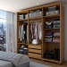Guarda-Roupa Casal Arezzo 6 Portas 3 Gavetas Cinamomo/Chumbo - Panorama Móveis