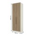 Guarda-Roupa Solteiro Modulado Seletto 2 Portas Flex Areia/Jequitibá - Henn