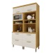 Armário de Cozinha Princesa 4 Portas 2 Gavetas 100% Mdf Freijó/Off White - Nesher