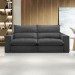 Sofá Retrátil e Reclinável Martinho 250cm Boucle Cinza  - Celflex