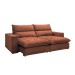 Sofá 4 Lugares Martinho Retrátil 20585 Boucle Terracota - Celflex