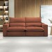Sofá 4 Lugares Martinho Retrátil 20585 Boucle Terracota - Celflex