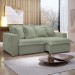 Sofá Cama 3 Lugares Arizona Retrátil 20735 Boucle Verde - Celflex