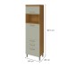 Paneleiro Princesa 2 Portas 3 Gavetas 100% Mdf Freijó/Off White - Nesher