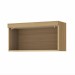 Armário Aéreo Cozinha 80 Cm Marquesa 1 Porta 100% Mdf Nature/Verde - Nesher