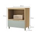 Balcão de Cozinha Marquesa 1 Gaveta 100% Mdf Nature/Verde - Nesher