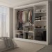Guarda-Roupa Casal Sophia Slim 3 Portas com Espelho Branco - Panorama Móveis