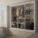 Guarda-Roupa Casal Sophia Slim 3 Portas com Espelho Branco - Panorama Móveis