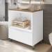 Armário de Banheiro Marquesa 1 Gaveta 100% Mdf Branco/Nature - Nesher