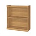 Armário Aéreo Cozinha 80 Cm Burguesa Premium 2 Portas 100% Mdf Amadeirado Freijó/Grafite - Nesher