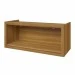 Armário Aéreo Cozinha 80 Cm Burguesa Premium 1 Porta 100% Mdf Freijó/Branco - Nesher