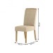 Cadeiras Kit 2 Cadeiras Malu Nature/Linho - Henn
