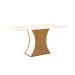Mesa de Madeira Luiza Sc16 Nature/Off White - Henn