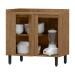 Balcão de Cozinha Toscana 100% Mdf 1 Porta Freijó/Off White - Mx Móveis