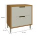 Balcão de Cozinha Imperatriz 1 Porta 1 Gaveta 100% Mdf Freijó/Off White - Nesher