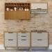 Cozinha Compacta Imperatriz 4 Portas 5 Gavetas Ripado 100% Mdf Freijó/Off White - Nesher