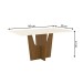 Mesa de Madeira Vértice Sc36 Nature/Off White - Henn