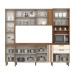 Cozinha Compacta 11 Portas 2 Gavetas B126 Nature/Off White - Henn