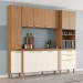 Cozinha Compacta 11 Portas 2 Gavetas B126 Nature/Off White - Henn