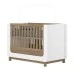 Berço Mini Cama 2 em 1 Aconchego Branco/Jequitibá - Henn
