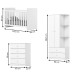 Quarto de Bebê Completo Labirinto 2 Portas 6 Gavetas Branco - Henn
