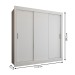 Guarda-Roupa Casal Flórida 3 Portas de Correr Branco Fosco - Panorama Móveis
