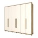 Guarda-Roupa Casal Atalaia 6 Portas 6 Gavetas Nature/Off White - Henn