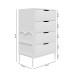 Cômoda Oasis 4 Gavetas Branco - Art Panta