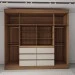 Guarda-Roupa Casal Honey 4 Portas 6 Gavetas com Espelho Cinamomo/Off White - Panorama Móveis