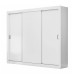 Guarda-Roupa Casal City 3 Portas 4 Gavetas Branco - Maxel