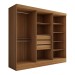 Guarda-Roupa Casal Nórdico 6 Portas 3 Gavetas Amêndola Touch - Panorama Móveis