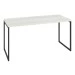 Mesa Escrivaninha Estilo Industrial Aço 150 Snow/Preto - Panorama Móveis