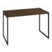 Mesa Escrivaninha Estilo Industrial Aço 120 Carvalho Dark/Preto - Panorama Móveis