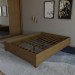 Guarda-Roupa de Casal Carol 3 Portas 4 Gavetas com Cama Freijó - Panorama Móveis
