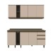 Cozinha Completa Connect 8 Portas 2 Gavetas 100% Mdf Ce809  Duna/Cristai - Henn