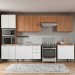 Cozinha Completa Sálvia 14 Portas 3 Gavetas Freijó/Branco 908432 - Telasul