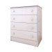 Cômoda Infantil Divertidamente 4 Gavetas Branco - Panorama Móveis