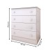 Cômoda Infantil Divertidamente 4 Gavetas Branco - Panorama Móveis