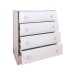 Cômoda Infantil Divertidamente 4 Gavetas Branco - Panorama Móveis