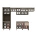 Cozinha Completa Connect 12 Portas 2 Gavetas 100% Mdf Ce796 Duna/Cristal - Henn