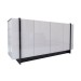 Balcão Buffet Balneário Camboriú 4 Portas 2 Prateleiras Off White/Preto - Panorama Móveis