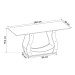 Mesa de Jantar 6 Lugares Americana Mel/Off White/Veludo Pastel