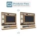 Estante para TV Até 65 Polegadas Verona 1 Porta Flex Canelato/Natura/Off White - Atualle Móveis