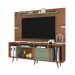 Rack com Painel para TV Até 60 Polegadas Roma 1 Porta Freijo Rustico Green Fosco - Atualle Móveis