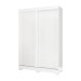 Guarda-Roupa Solteiro Turim 2 Portas 2 Gavetas Branco Brilho - Atualle Móveis
