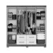 Guarda-Roupa Casal Itapema 8 Portas 4 Gavetas Mocaccino Rústico/Natura/Off White - Atualle Móveis