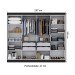 Guarda-Roupa Paris 8 Portas 4 Gavetas com Espelho Preto - Maxel